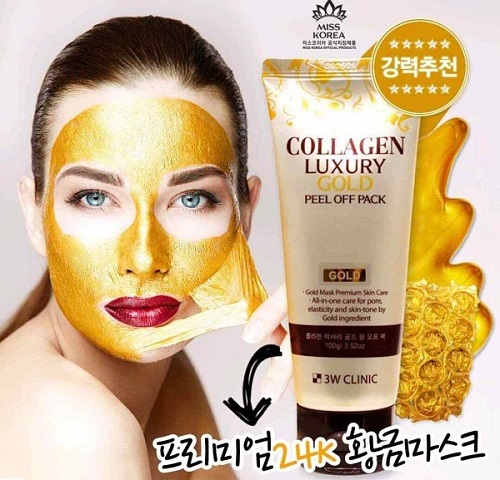 Mặt nạ Collagen Luxury Gold Peel Off Pack 3W Clinic nhanh chóng tạo được sức hút cực lớn từ tín đồ mỹ phẩm